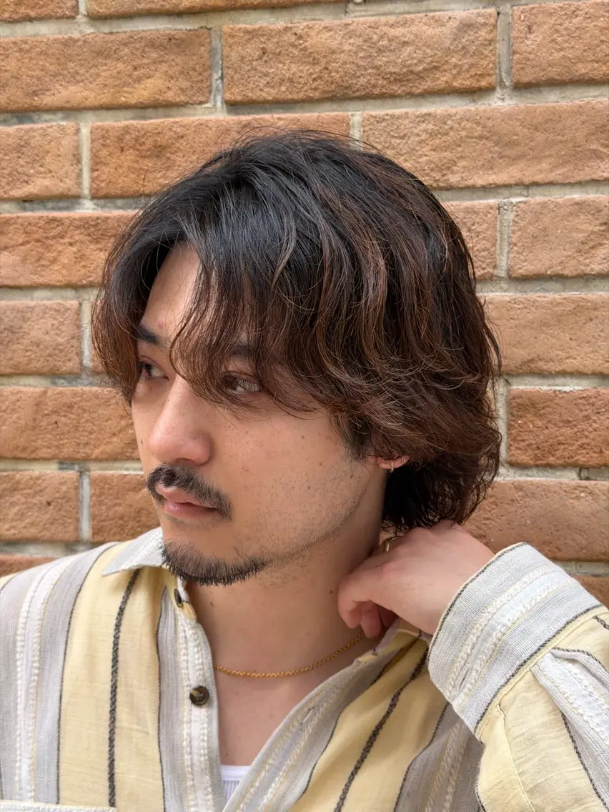 パーマ メンズ カット パーマ トリートメント ヘアセット 再現性No.1ヘア ごーた立川のヘアスタイル