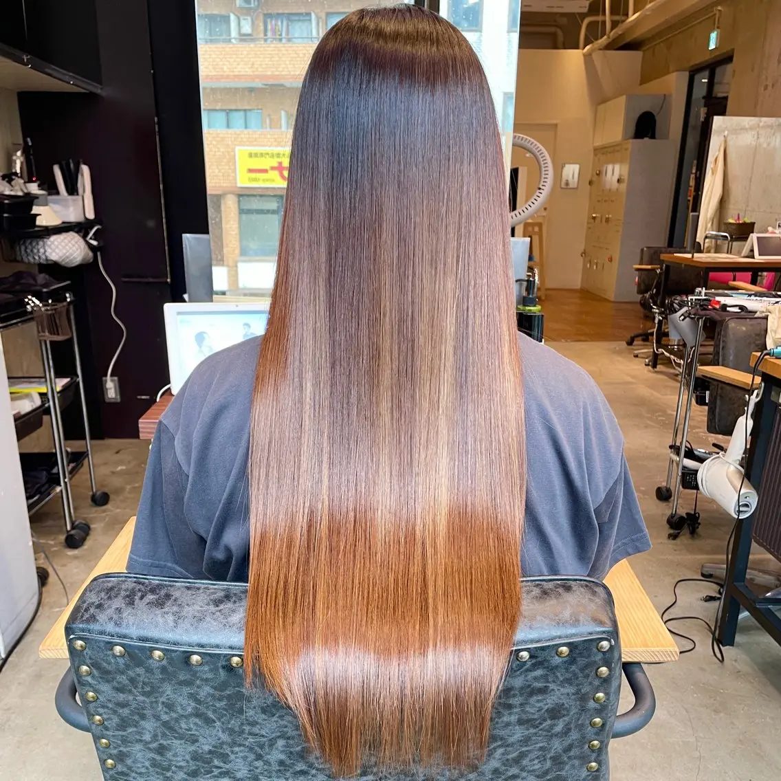 ロング 西大島美容師 渡部仁太のヘアスタイル