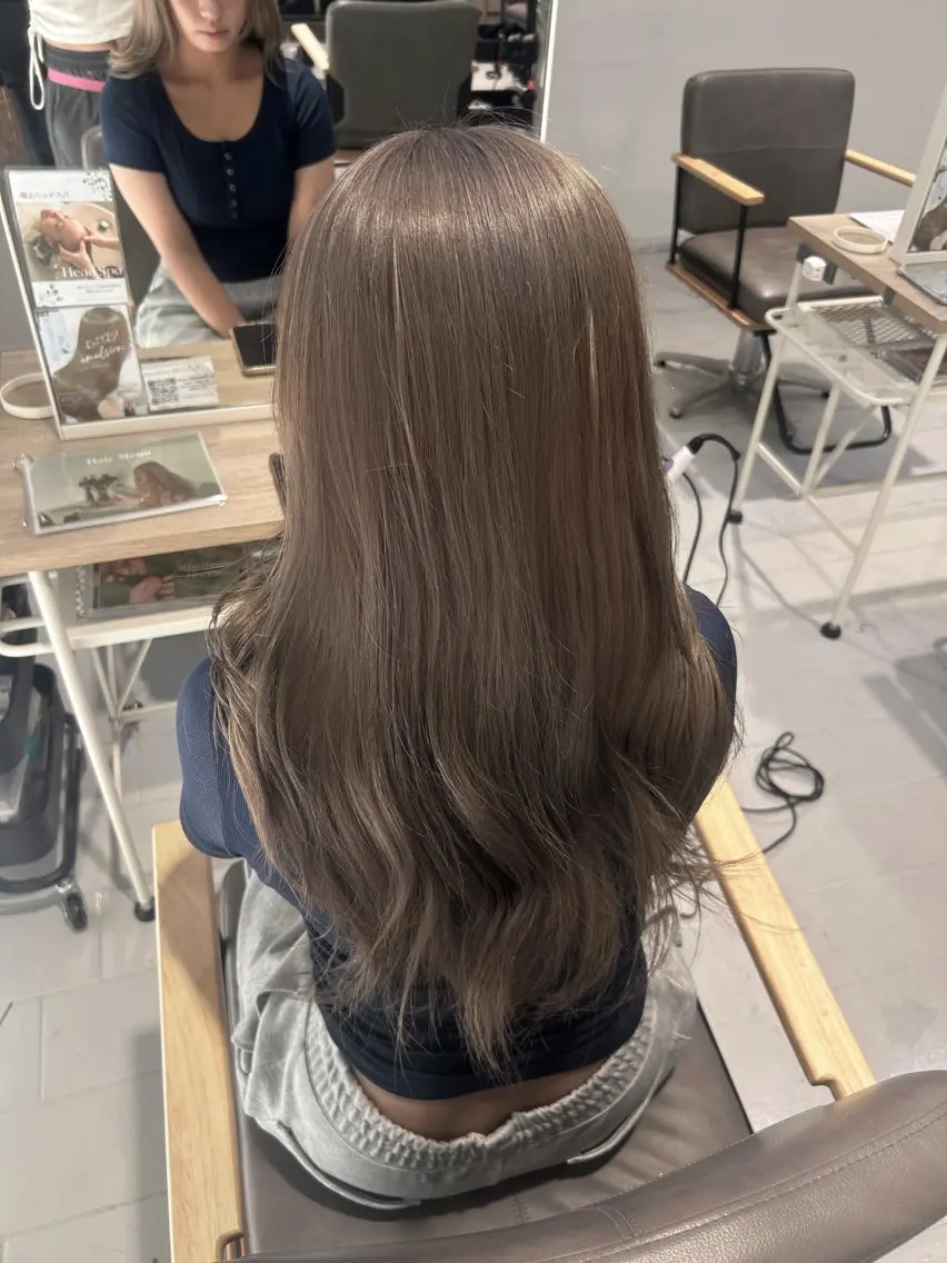ロング 韓国ヘア ‎⟡.·KANA🐥のヘアスタイル