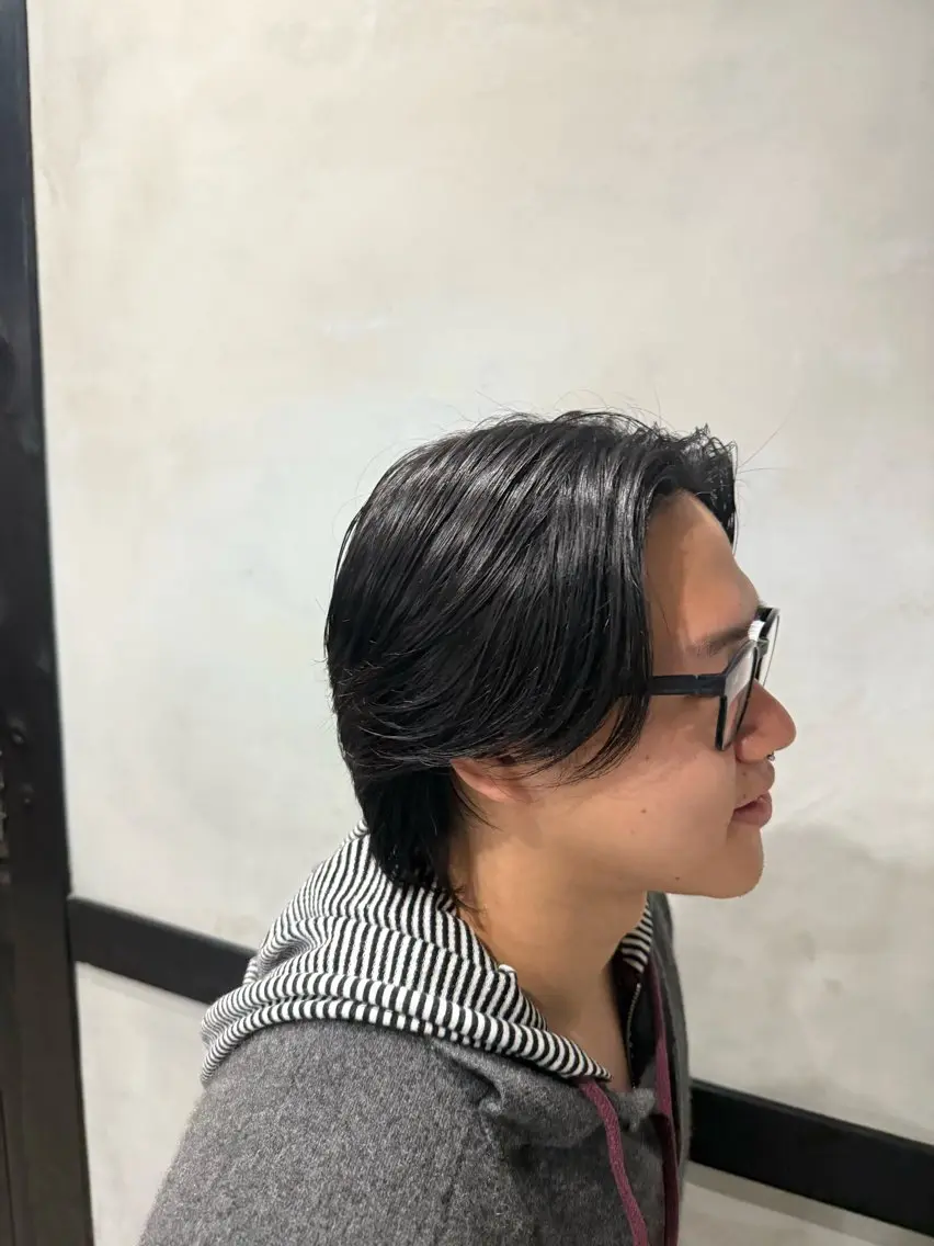 ショート パーマ メンズ カット 梶浦 旺大のヘアスタイル