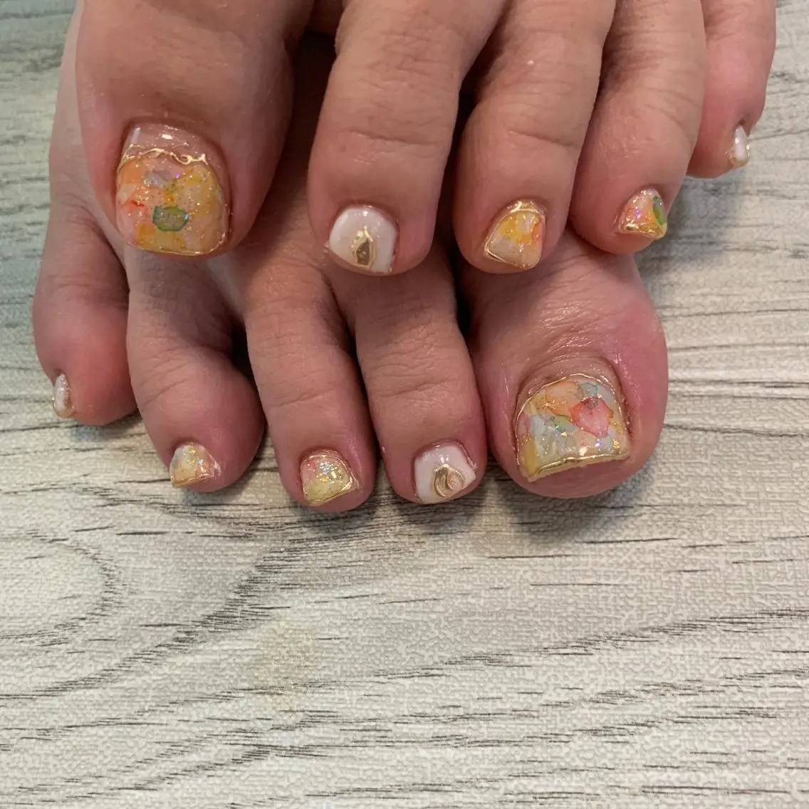 ネイル アートネイル フットネイル 持ち込み スカルプネイル シンプルネイル ハンドネイル フットネイル Adite nailのネイルデザイン