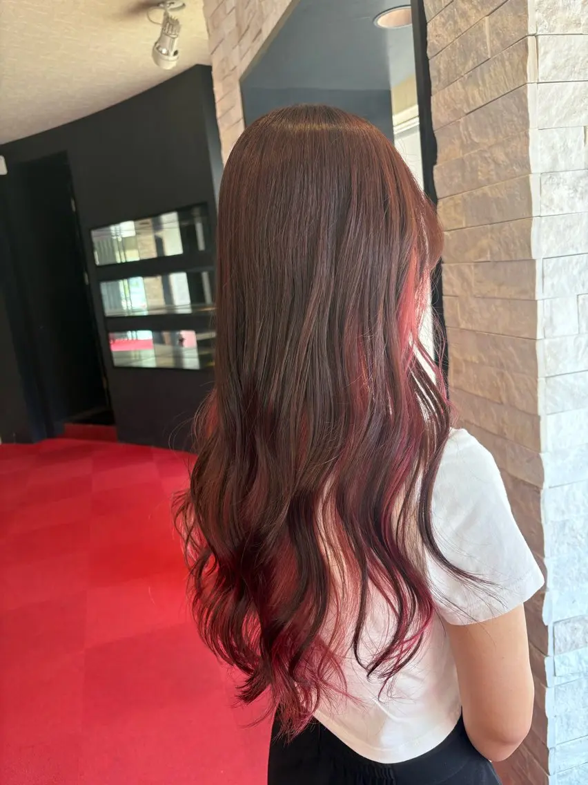 カラー 松葉 小春のヘアスタイル