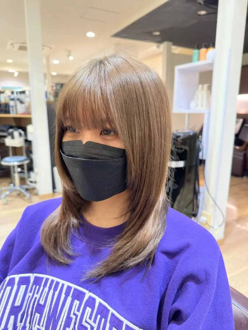 セミロング 玉木 雄也のヘアスタイル
