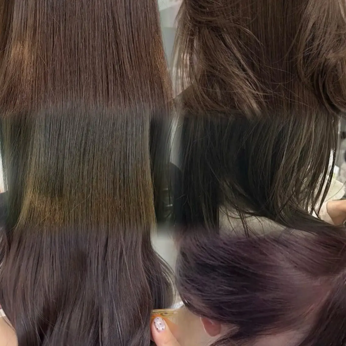 カラー ベージュカラー ブラウンカラー ラベンダーカラー オリーブグレー ピンクカラー カット ヘアカラー トリートメント 名駅/透明感カラー/ 艶髪/hinanoのヘアスタイル
