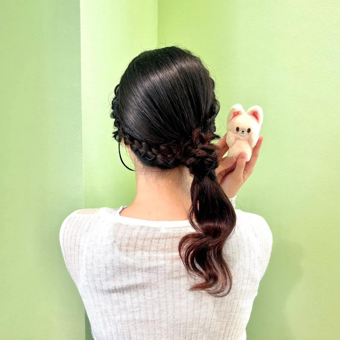 ヘアアレンジ ヘアセット 横浜🇰🇷韓国ヘア 垢抜け艶カラーヘアメのヘアスタイル