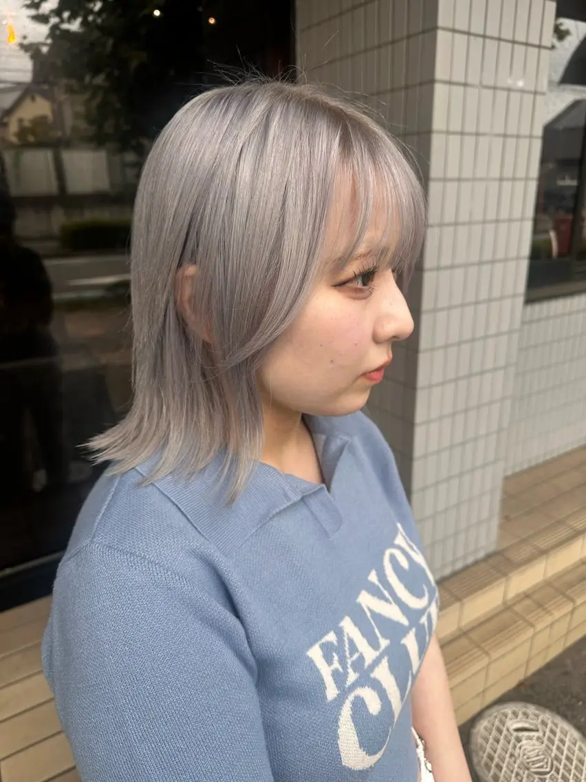 ミディアム カラー タカツド ユウキのヘアスタイル