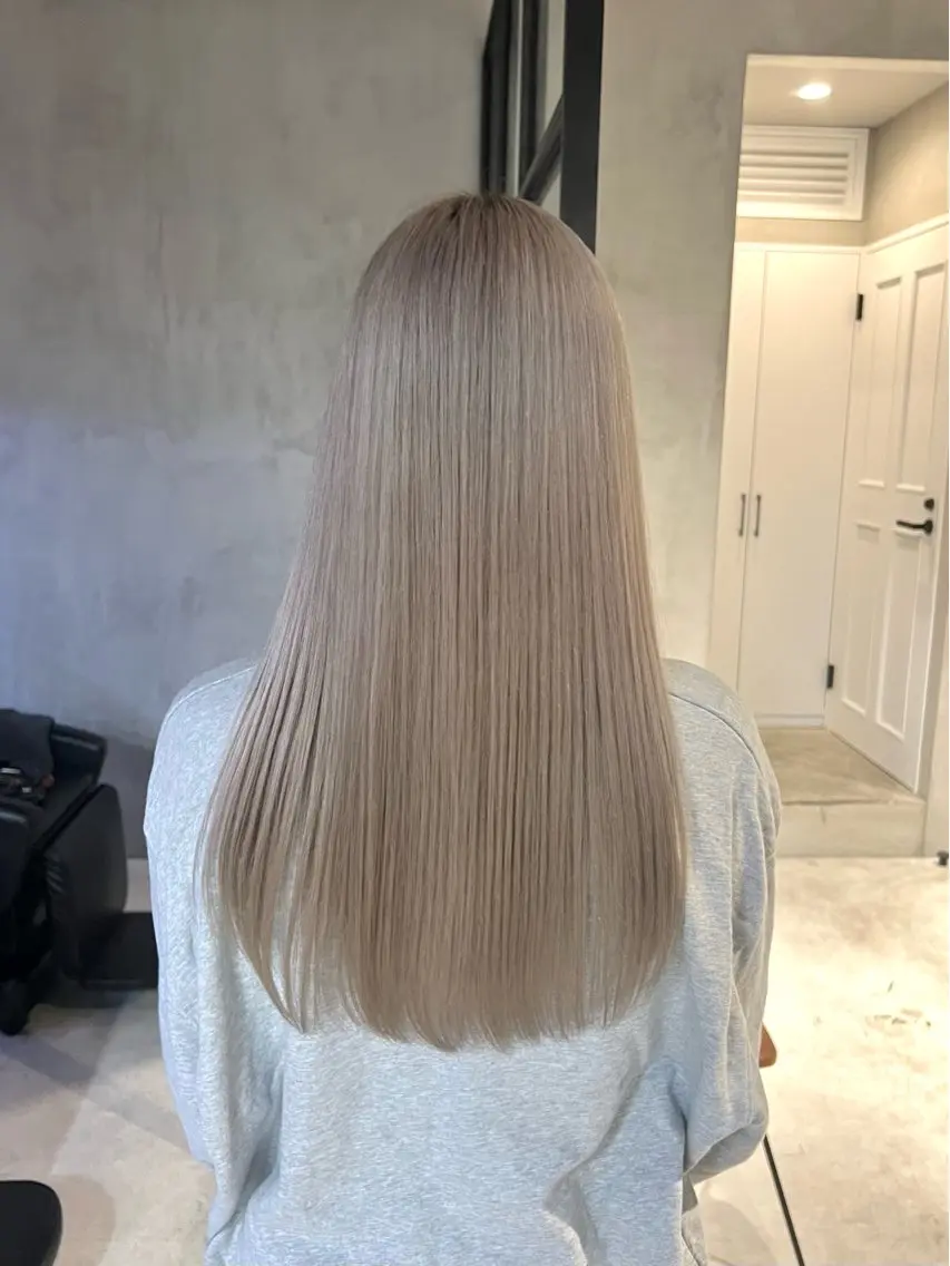 ロング カラー ブリーチ ヘアカラー トリートメント [メンズパーマ特化] 棚橋大翔のヘアスタイル