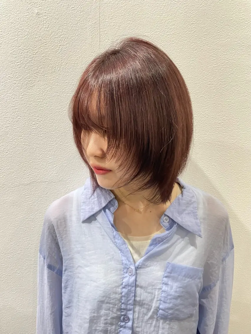ミディアム カラー ミディアムパーマ 縮毛矯正 カット ヘアカラー 🐺渡邉 和弘🐺のヘアスタイル