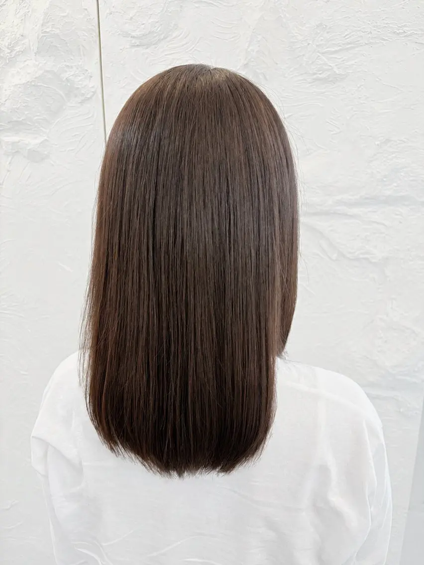 ミディアム カラー カット ヘアカラー ✨韓国/透明感カラー ✨すみれのヘアスタイル