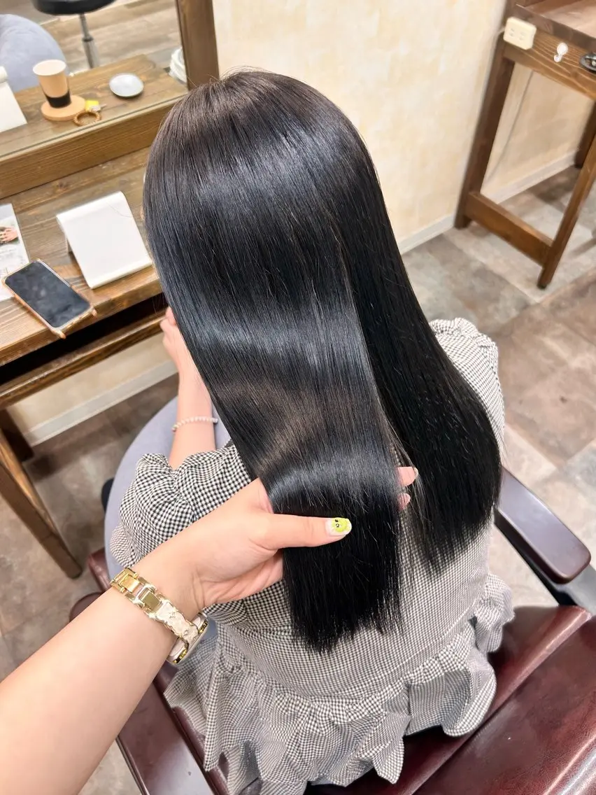 ロング 縮毛矯正 縮毛矯正 髪質改善/縮毛矯正 Manamiのヘアスタイル
