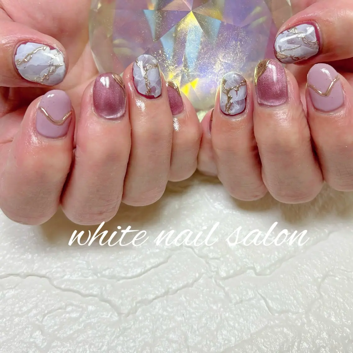 ネイル フットネイル ハンドネイル white nail salonのネイルデザイン