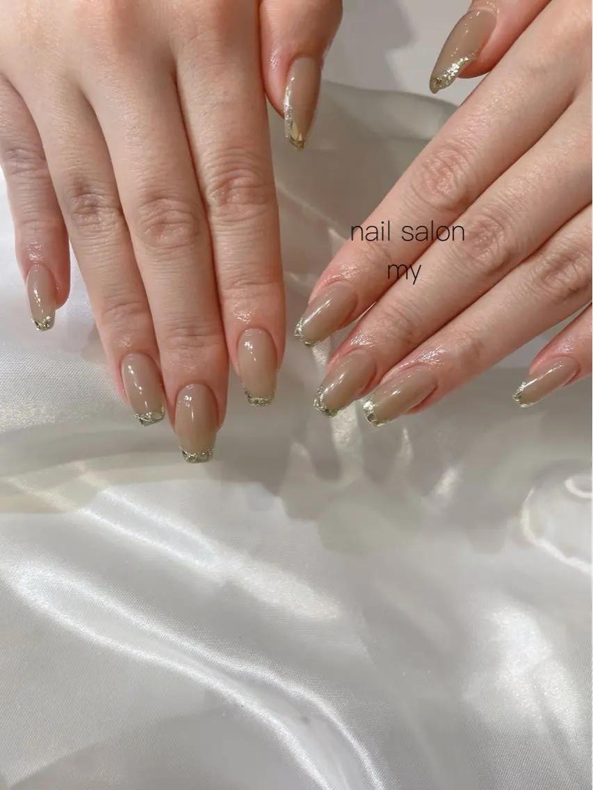 ネイル アートネイル ジェルネイル 韓国ネイル ミラーネイル ニュアンスネイル ハンドネイル NailSalon MYのネイルデザイン