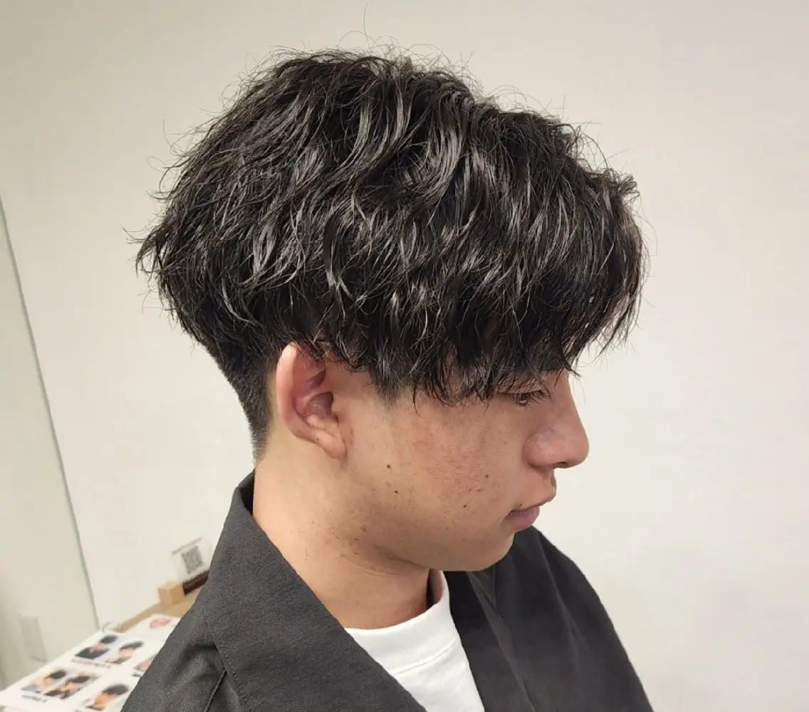 ショート パーマ メンズ 【イケメン風パーマ】 SHOFYのヘアスタイル