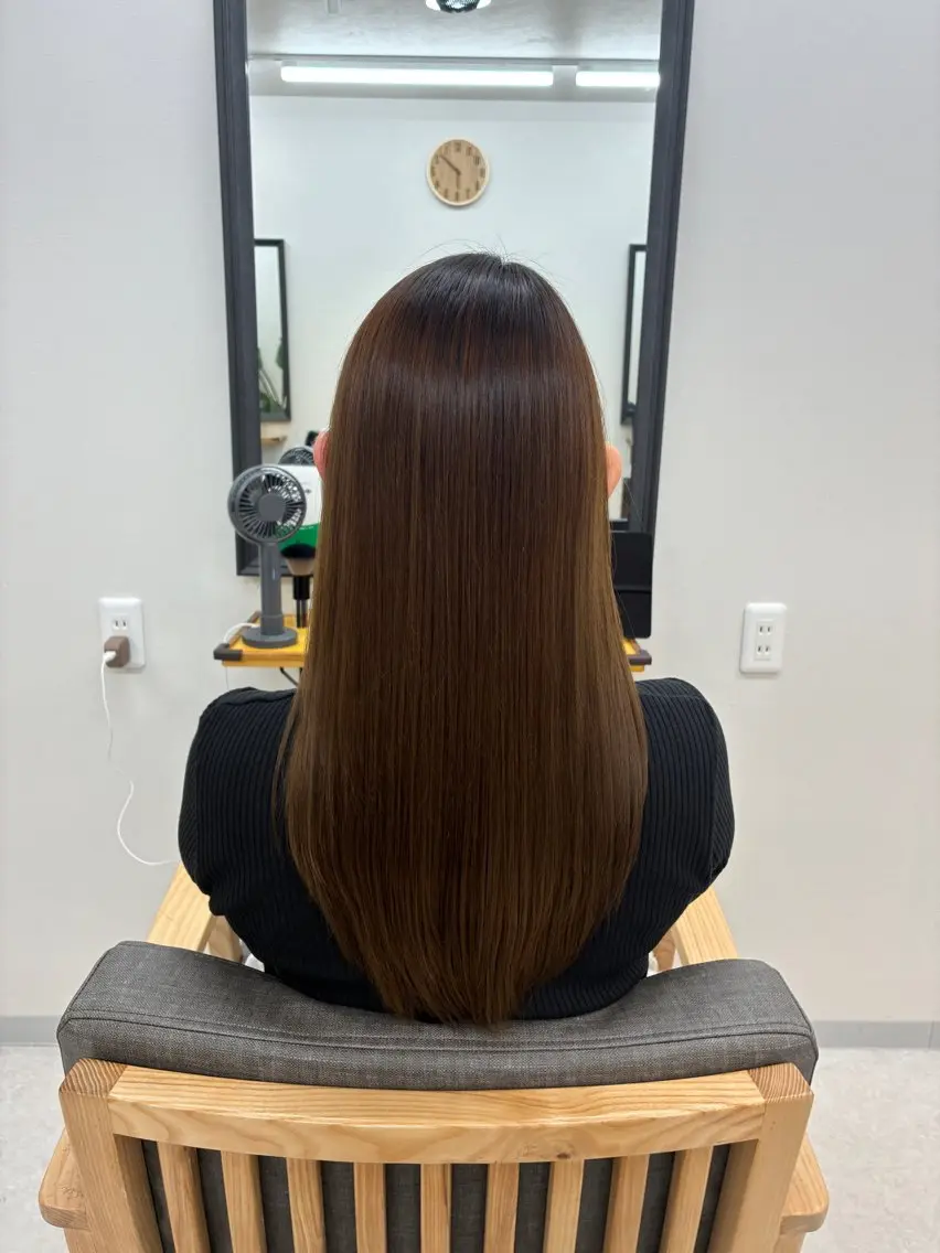 ロング カット 縮毛矯正 トリートメント 布施/髪質改善サロン conceptのヘアスタイル