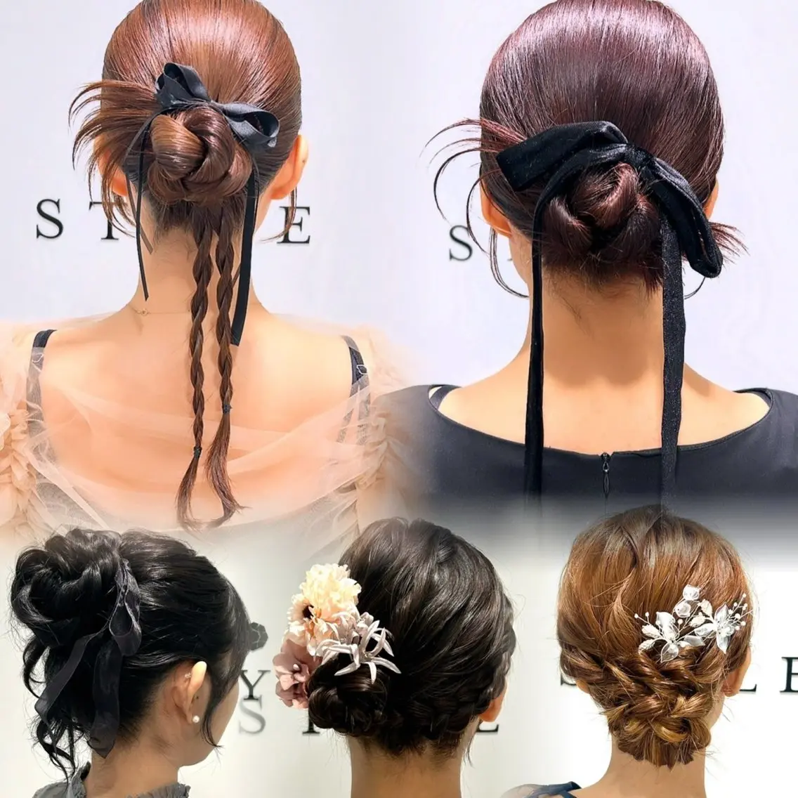 ヘアアレンジ 髪飾り ヘアセット 艶カラー/アレンジ 💟すなおのヘアスタイル