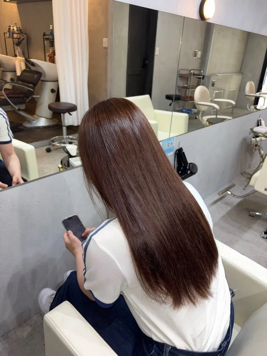ロング カラー ヘアカラー 松井   結愛/ ユアのヘアスタイル