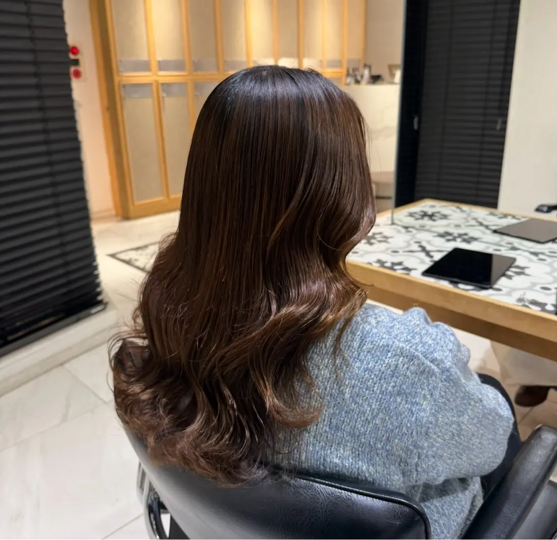 ロング カラー ヘアアレンジ カット トリートメント ヘッドスパ 艶髪/ボブモデル 募集🫧terukaのヘアスタイル