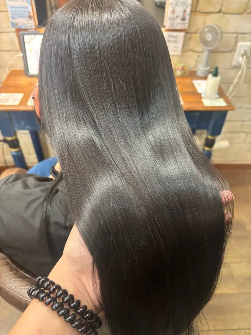 ロング ヘアカラー トリートメント みいな カラーモデル募集中!のヘアスタイル