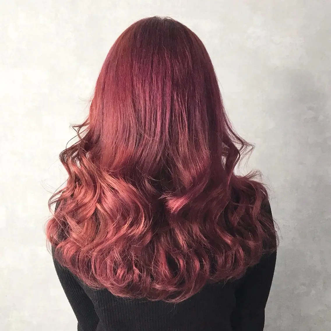 ロング カラー ブリーチ ピンクカラー K-POP好き美容師 🇰🇷Kai.Yのヘアスタイル