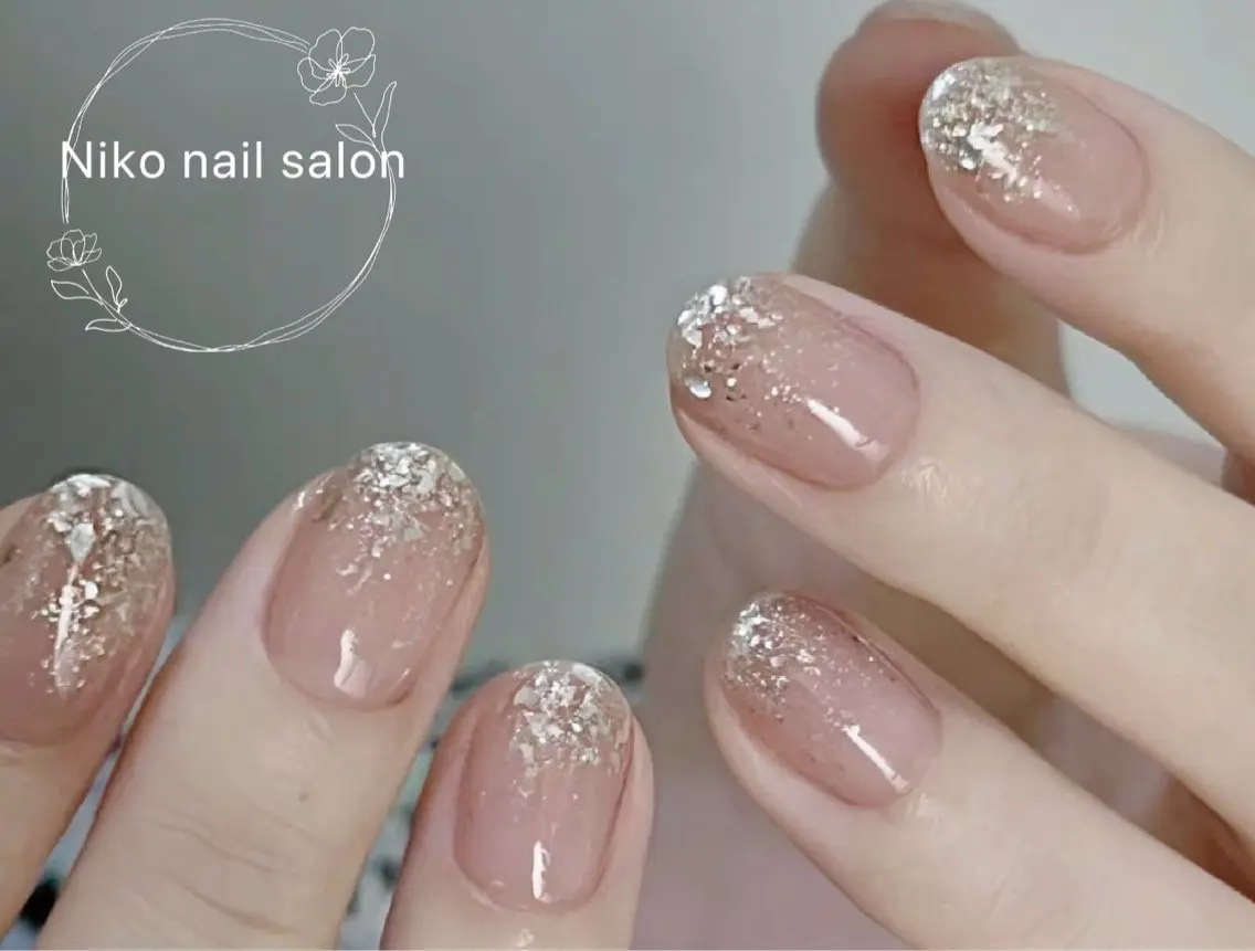 ネイル チークネイル 長さ出し フットネイル フレンチネイル ジェルネイル ハンドネイル Niko Nail salon 銀座本店のネイルデザイン