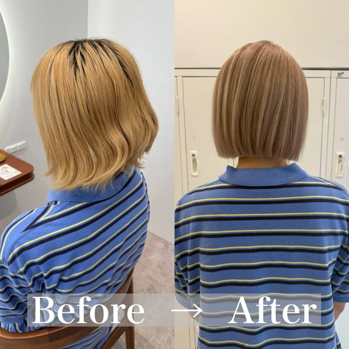 ショート カラー 艶カラーsora🐰 カラーモデル募集🩵のヘアスタイル