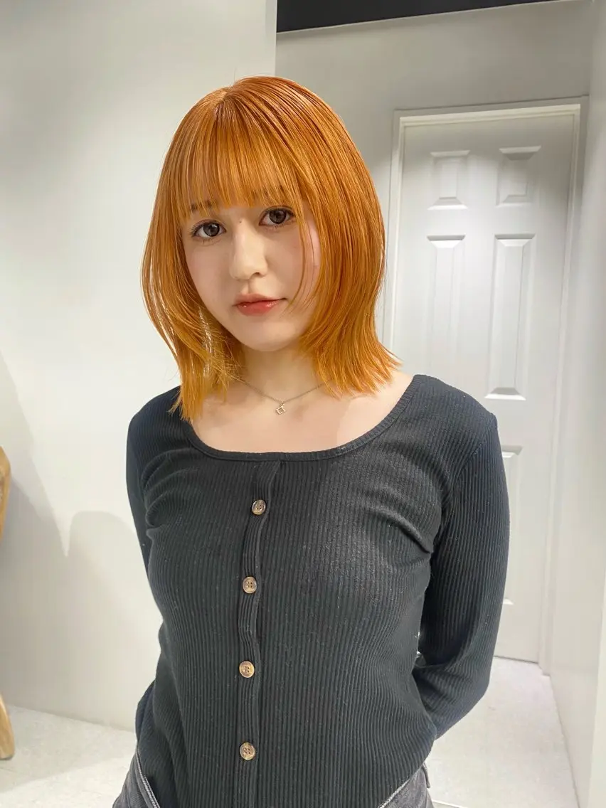 ショート ボブ 顔まわりレイヤー 顔周りカット レイヤーカット otoha☆カラー/ レイヤー/八王子のヘアスタイル