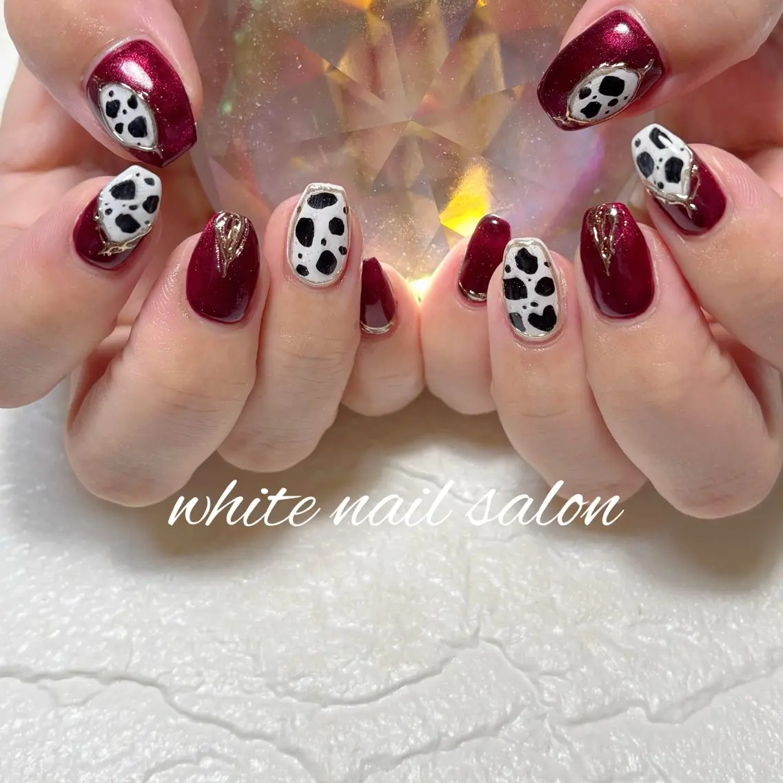 ネイル フットネイル ホワイト ハンドネイル white nail salonのネイルデザイン