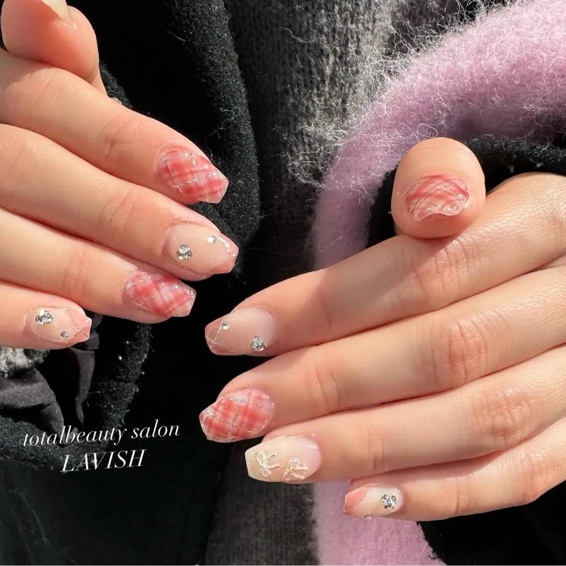 ネイル LAVISH 大和店 emi･:*+のネイルデザイン