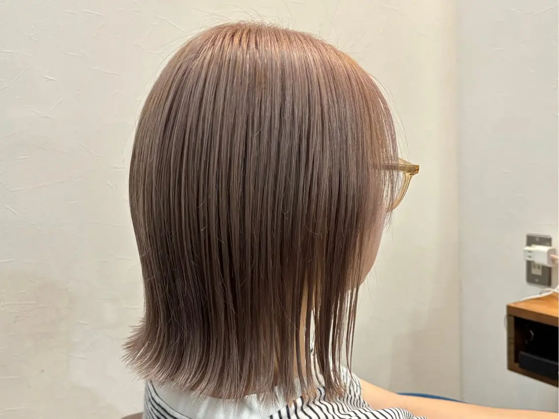 ミディアム カラー カット ヘアカラー 小顔似合わせカット ┊︎*AYANO*のヘアスタイル