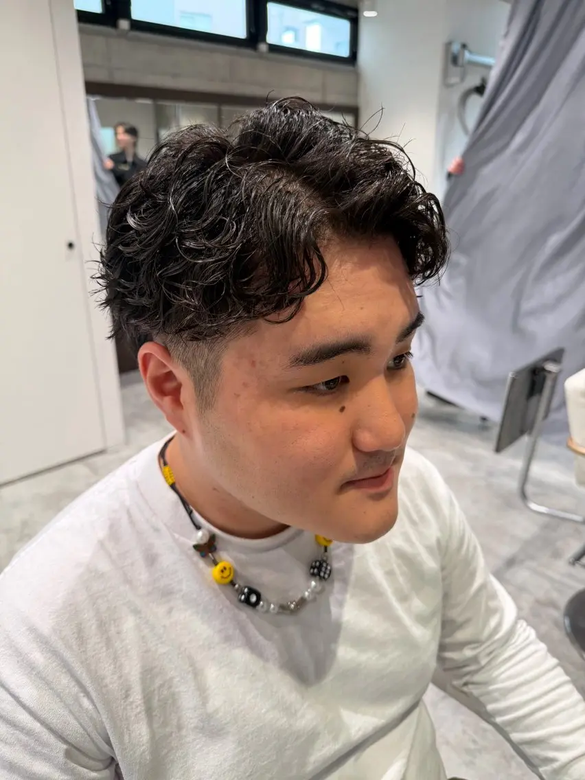 ショート パーマ メンズ/レイヤー ✨辻 日向のヘアスタイル