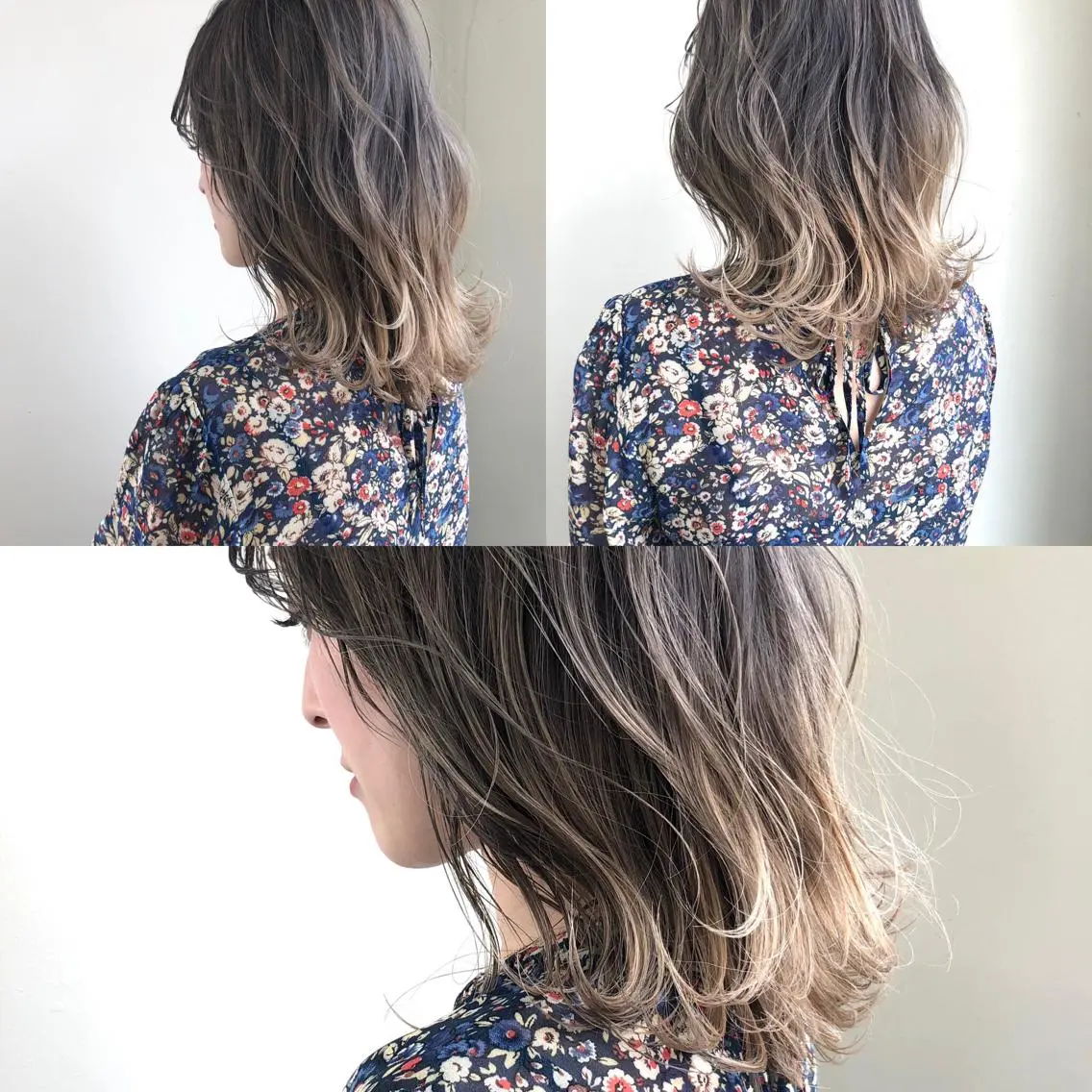 ミディアム ハイライト ヘアカラー トリートメント 小澤大輔 YOLO hairのヘアスタイル