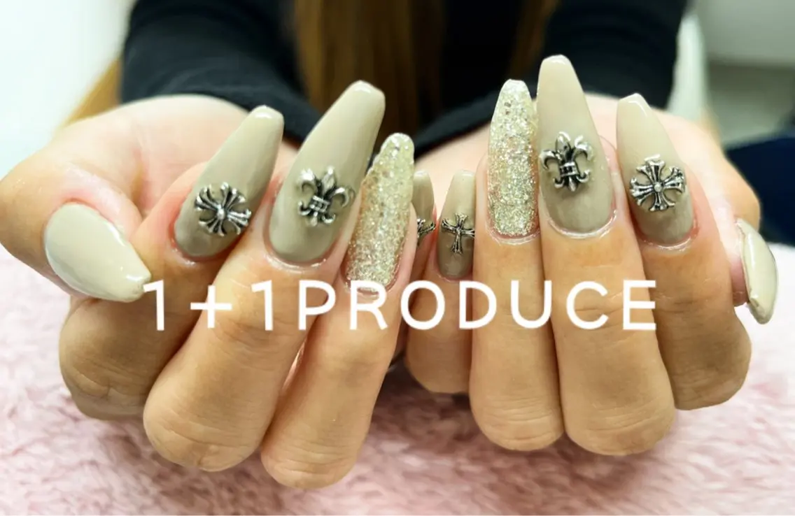 ネイル 持ち込み 1+1 PRODUCEのネイルデザイン