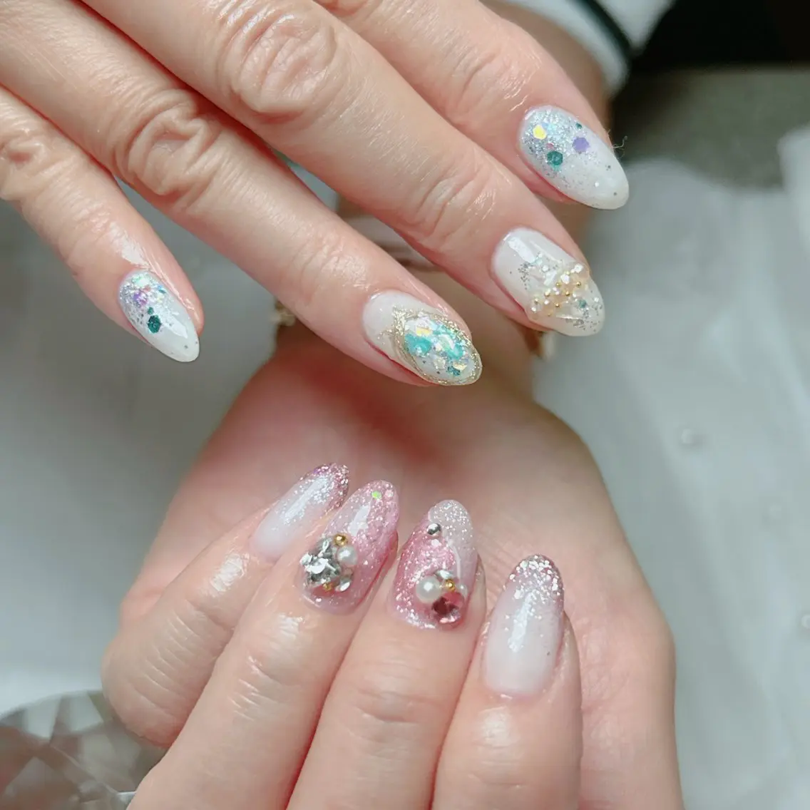 ネイル ジェルネイル ニュアンスネイル ワンカラーネイル シンプルネイル 春ネイル ハンドネイル Cute Tips nailのネイルデザイン