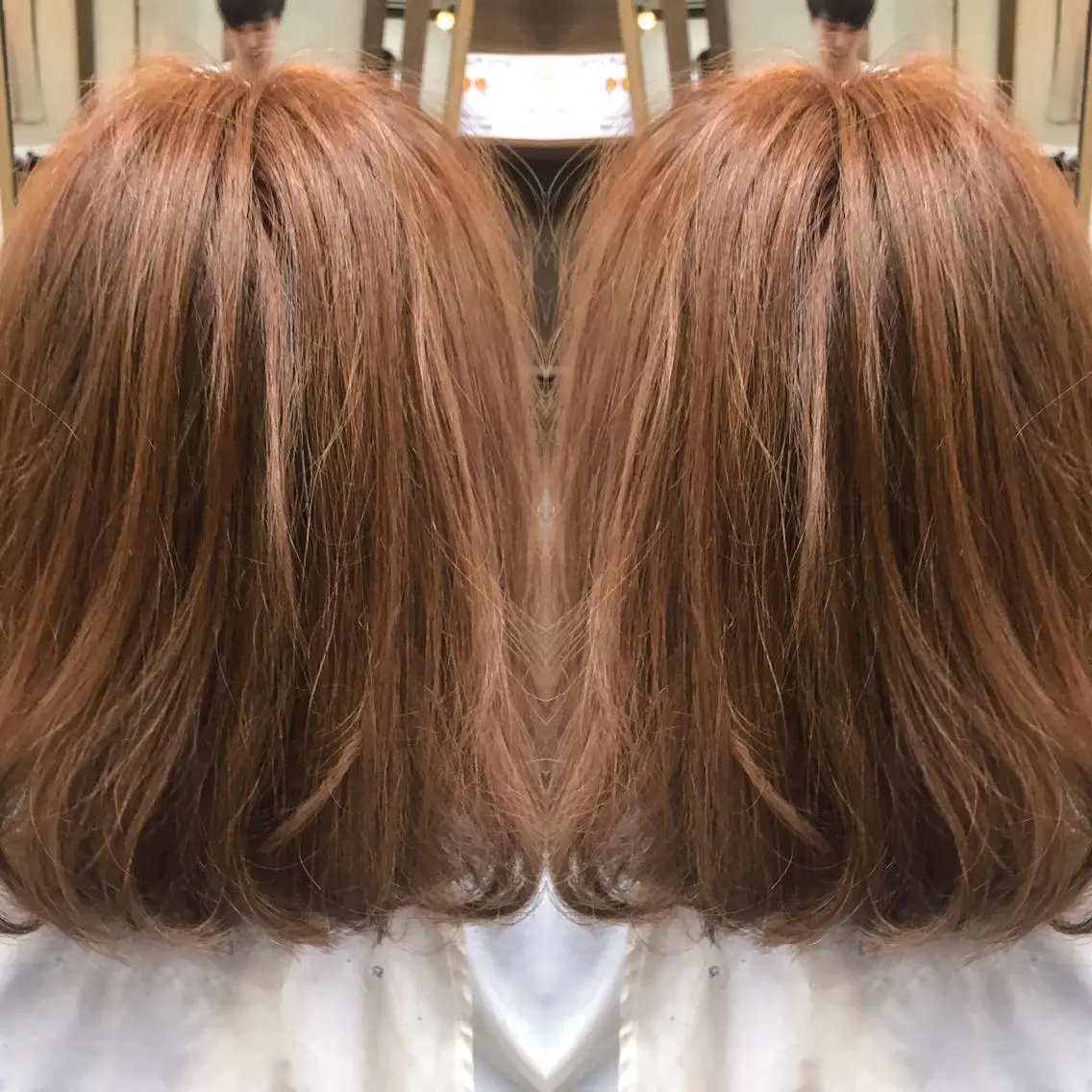 ミディアム カラー ショート&ボブ井上 菜樹のヘアスタイル