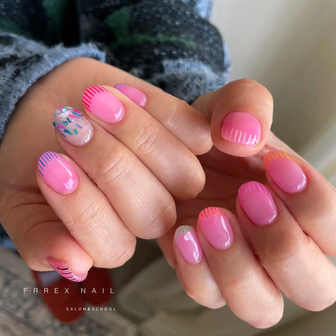 ネイル ハンドネイル ハンドケア freex nail /ニュアンス/個性派のネイルデザイン