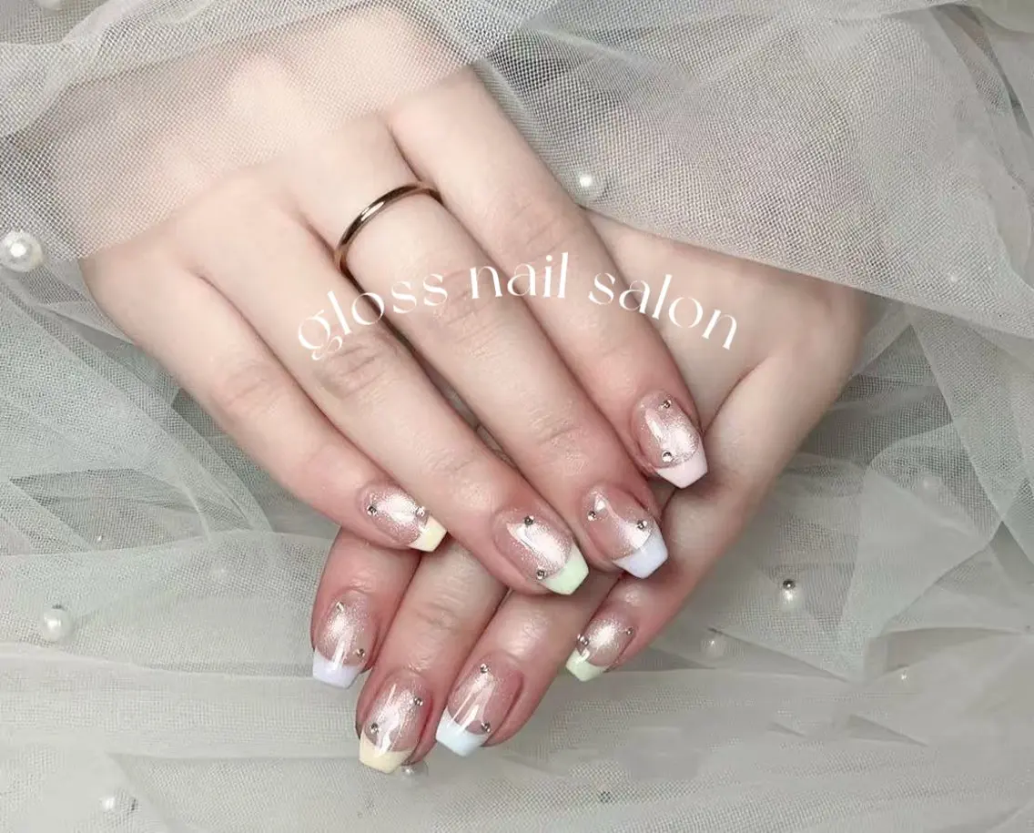 ネイル ハンドネイル ゆり🌷 gloss nailのネイルデザイン