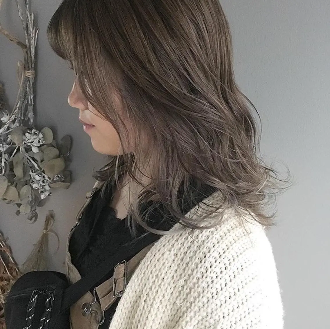 セミロング ヘアカラー トリートメント 是非可愛くさせて ください🩷sakiのヘアスタイル
