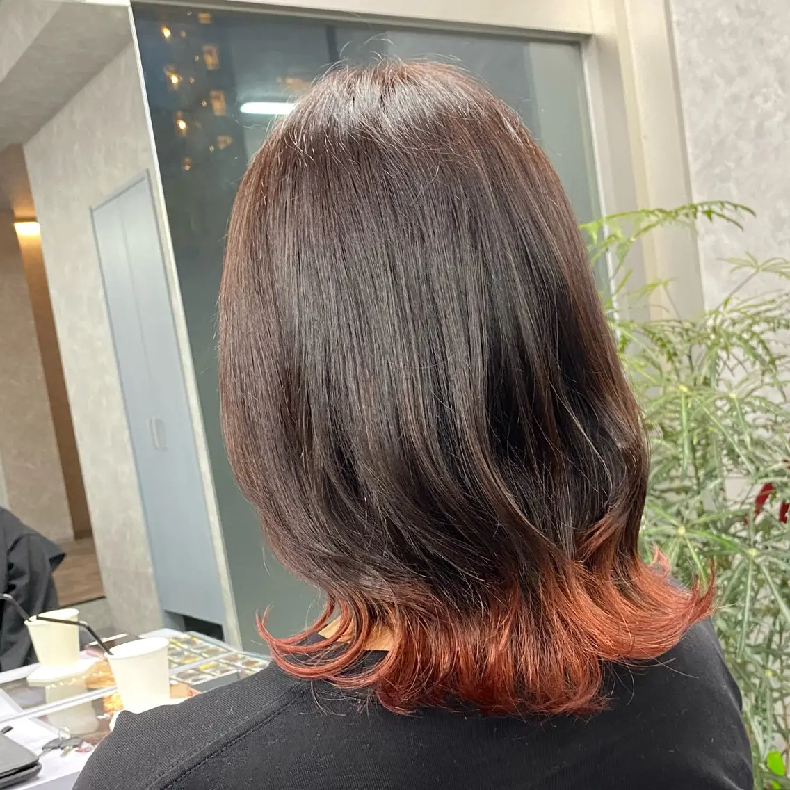 ミディアム カット ヘアカラー トリートメント Forest. kanako🕊️のヘアスタイル