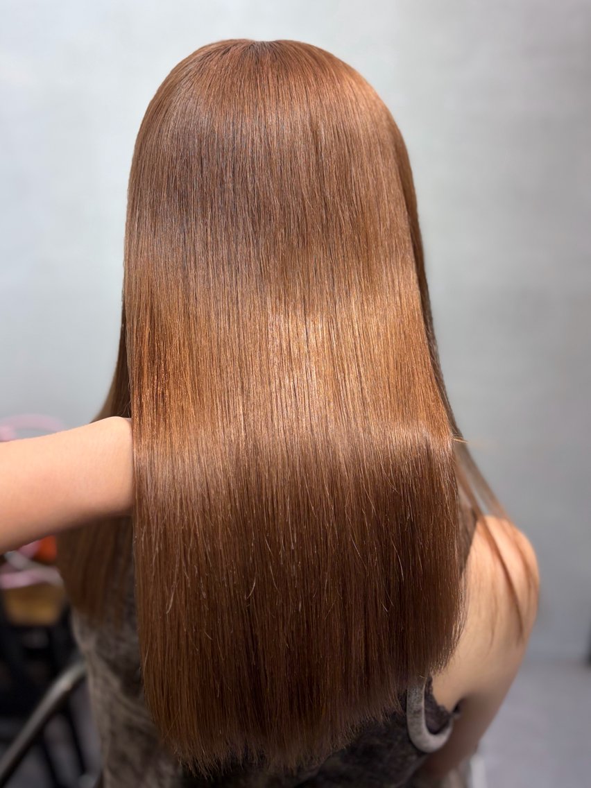 ロング カット ヘアカラー トリートメント 🫧透明感カラーピ ンクカラー🫧maiのヘアスタイル