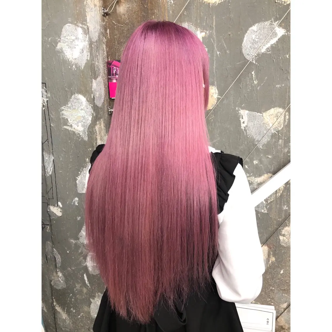 ロング カラー ブリーチ ケアブリーチ ハイトーンカラー ラベンダーカラー ラベンダーピンク 推しカラー✨ オタク美容師ユウカのヘアスタイル