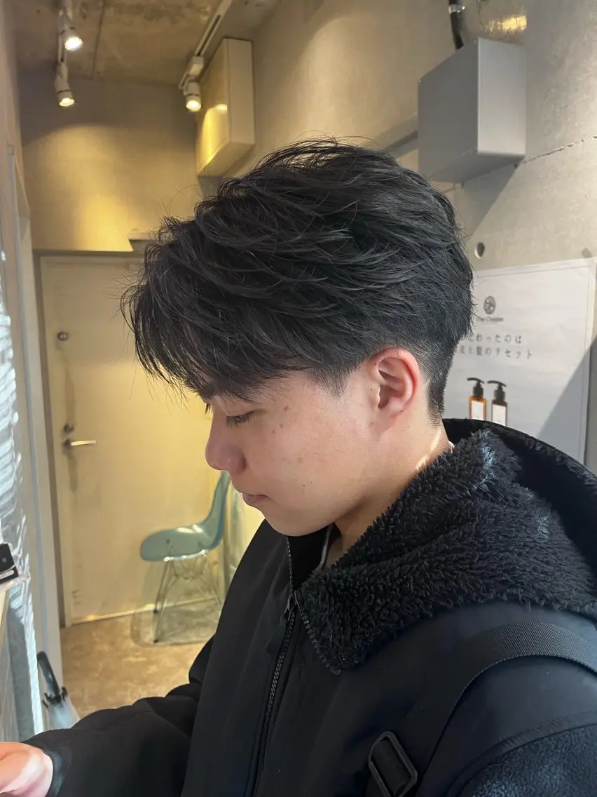 🔥フェザーパーマ🔥メンズカット➕パーマの写真