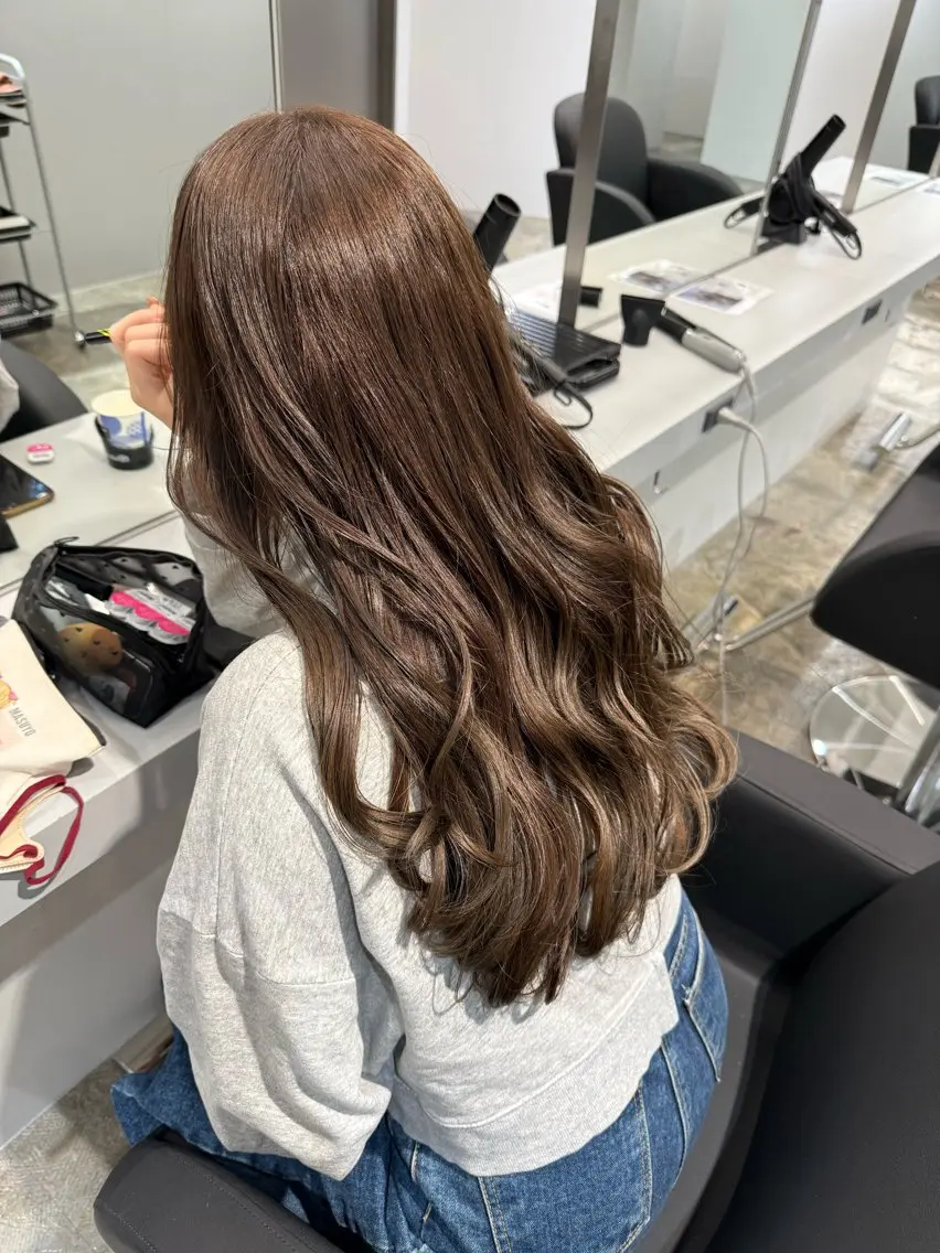 ロング カラー カット ヘアカラー トリートメント 髪質改善/艶カラー /梅田/菅野🌟のヘアスタイル