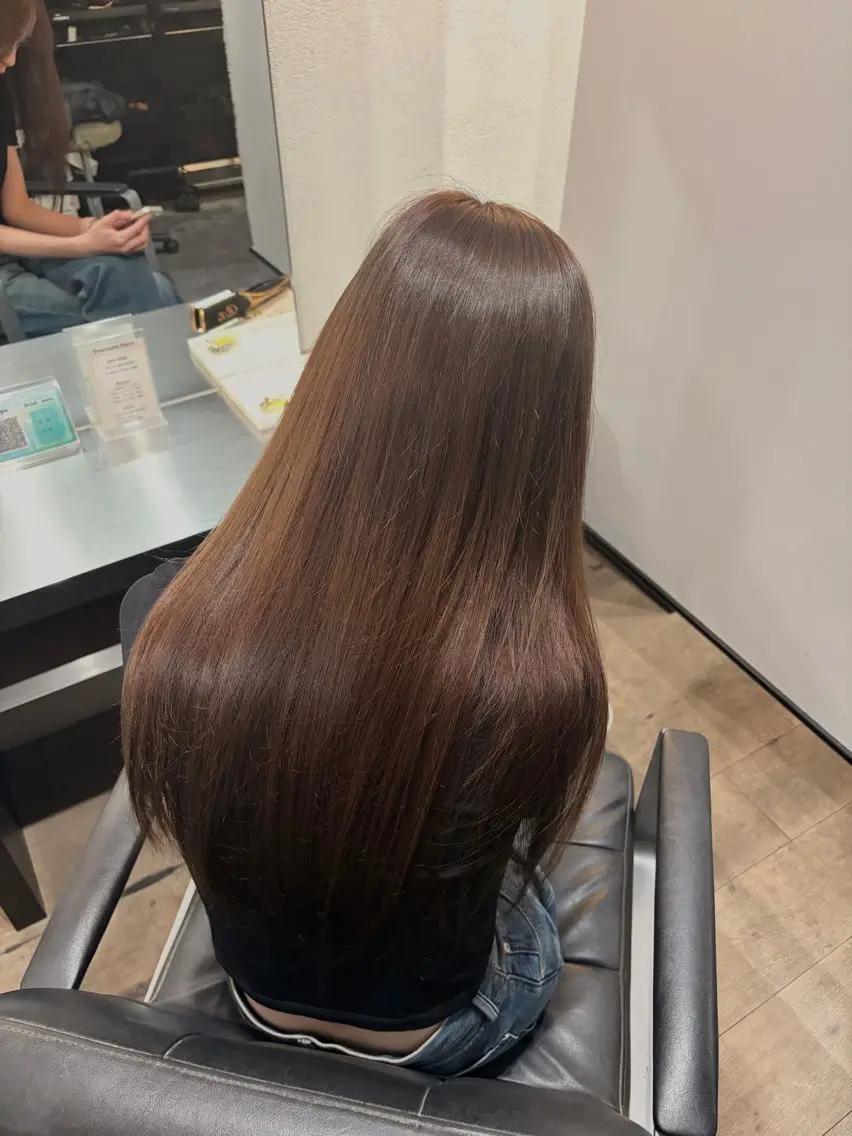 ロング カラー ヘアカラー yu rinaのヘアスタイル