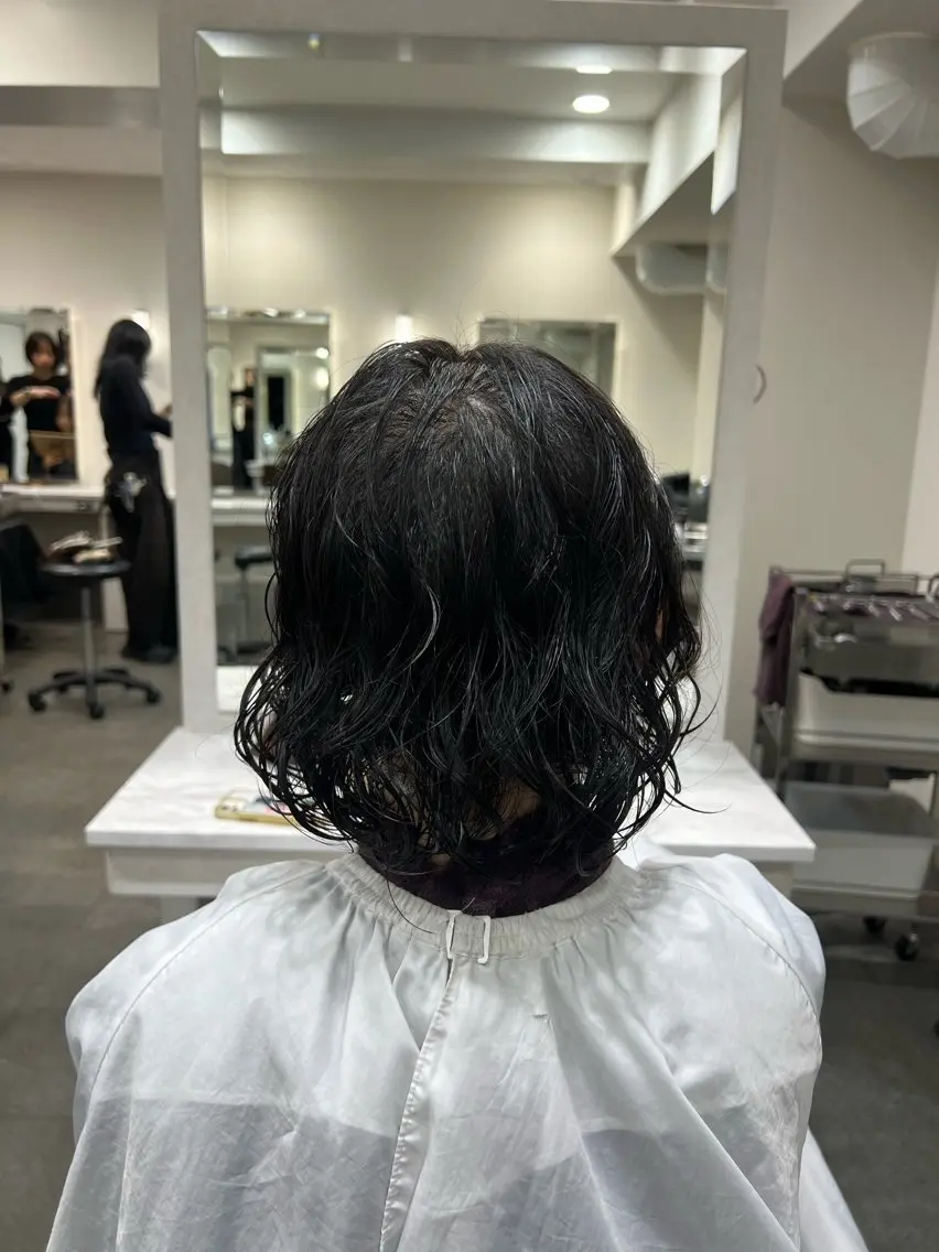 ショート パーマ パーマ/カラー /ヒナのヘアスタイル
