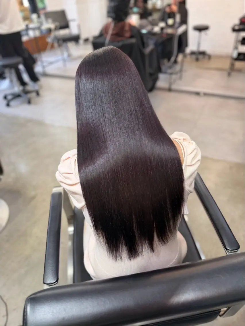 ロング 古川 千歳のヘアスタイル
