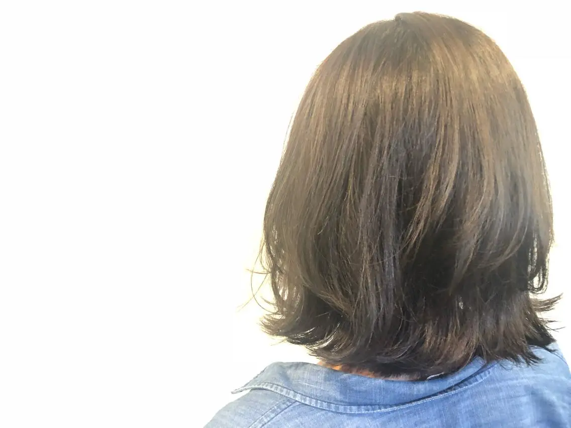 ミディアム カラー デザインカラー モデル募集🌈のヘアスタイル