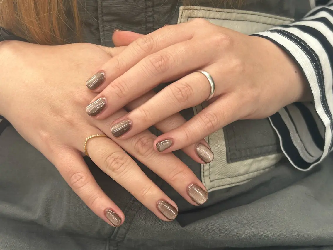 💅【オフなし】マグネットワンカラー/ケア込みの写真