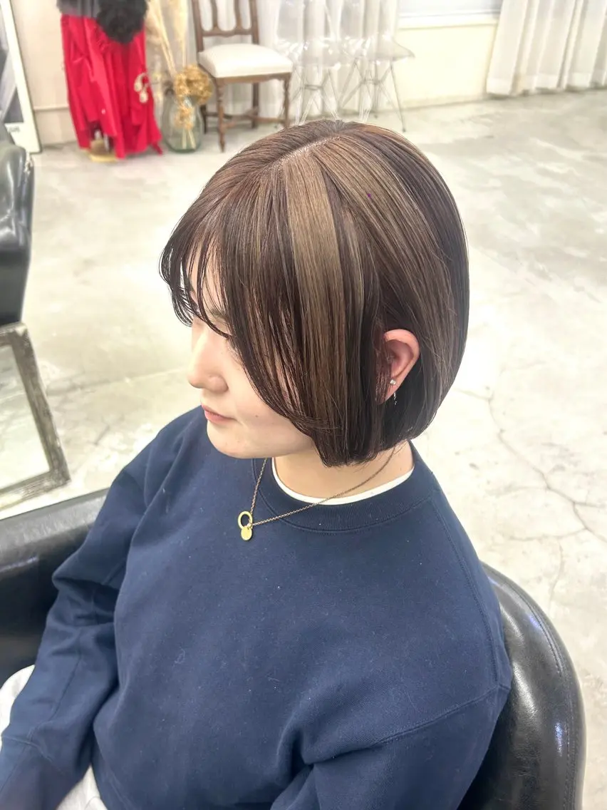 ショート カラー ヘアカラー 7Bridge 滝内ひよりのヘアスタイル