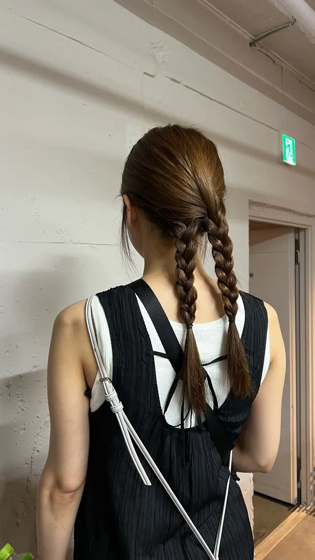 ロング カラー ヘアアレンジ ブリーチ ハイトーンカラー ブリーチなしカラー 🎀shell吉祥寺 ナオ🧸のヘアスタイル