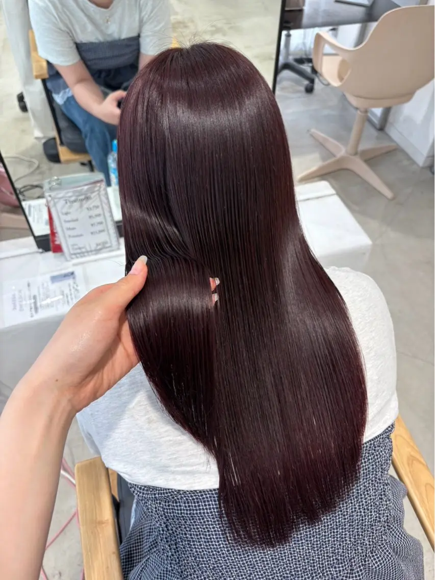 ロング カラー 木谷 彩音のヘアスタイル